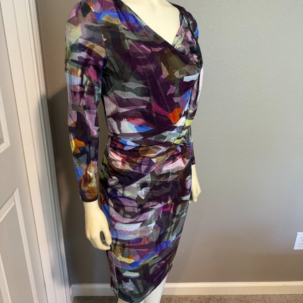Escada stretch dress. Size: 36 / 6. Multicolor